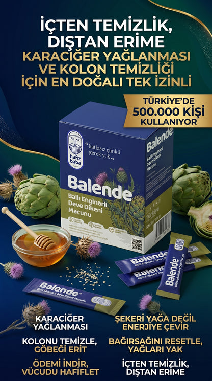BALENDE Ballı Enginarlı Deve Dikeni Macunu - 15'li Şaset