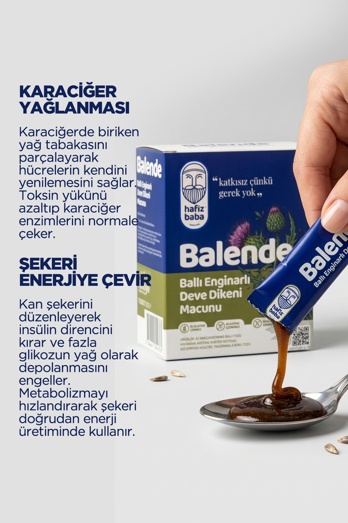 BALENDE Ballı Enginarlı Deve Dikeni Macunu - 15'li Şaset