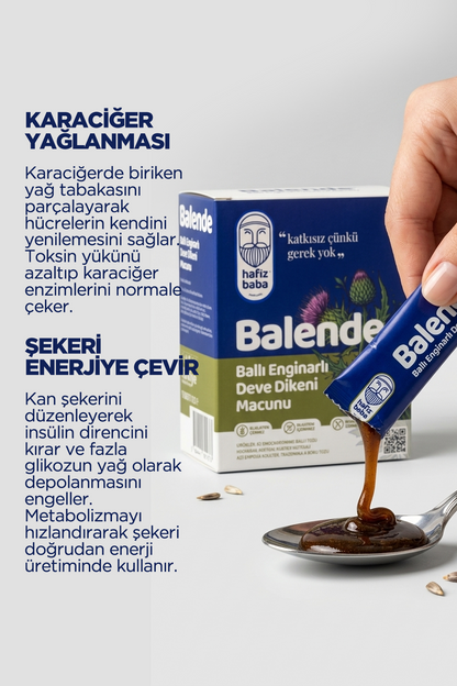 BALENDE Ballı Enginarlı Deve Dikeni Macunu - 15'li Şaset