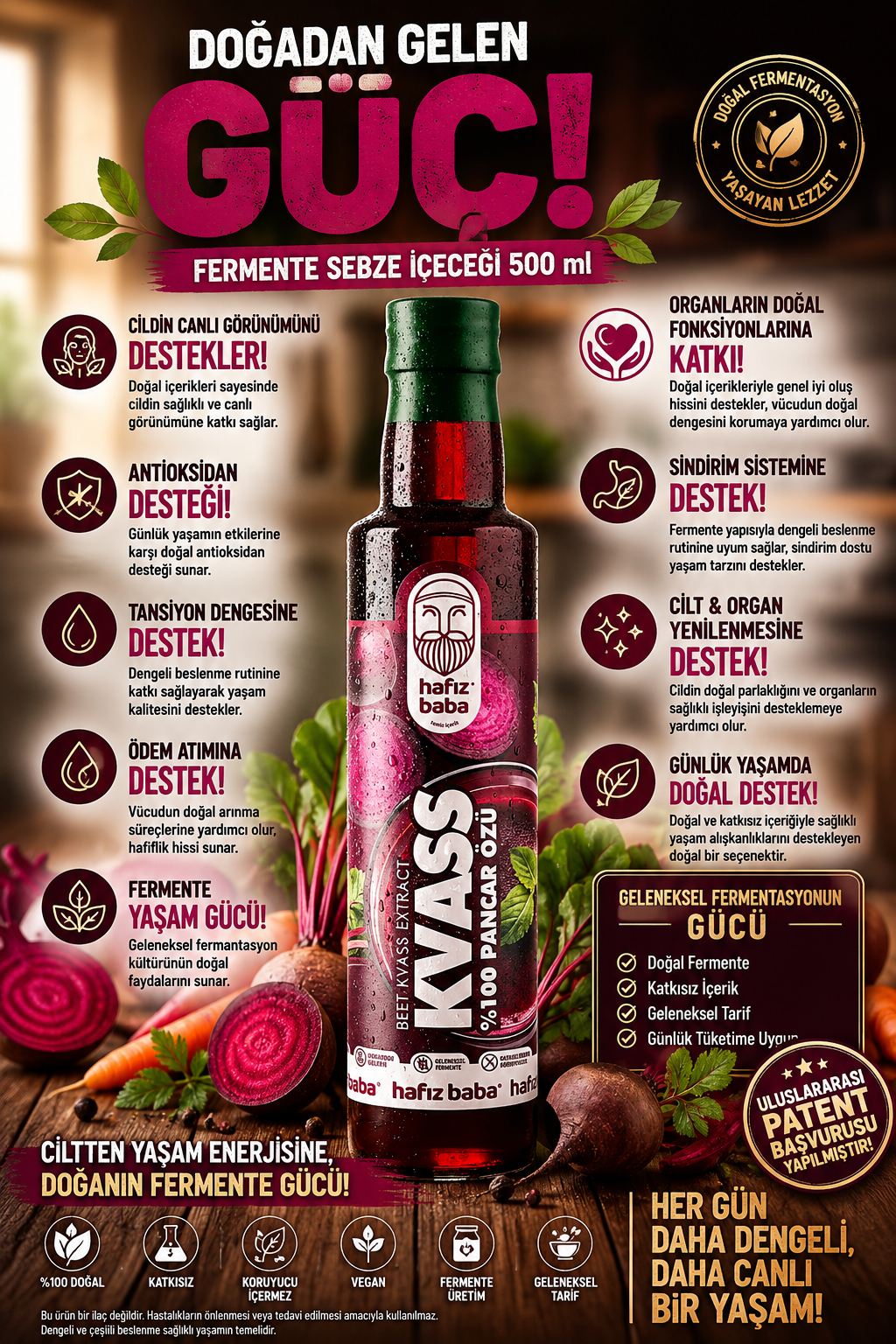 Hafızbaba KVASS 500mL